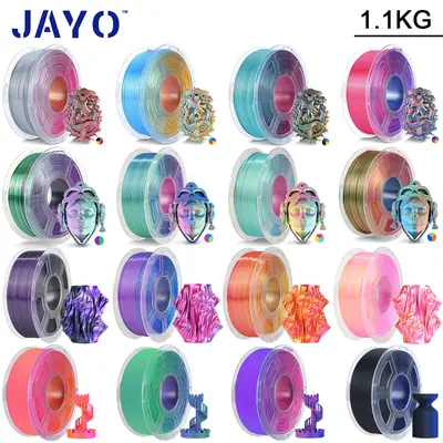 【Kaufe 10 Zahle 6】JAYO PLA Matt SILK Zweifarbig Vierfarbig 1,1KG Filament 1,75mm