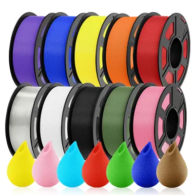 【Kaufe 4 Zahl 3】JAYO 1,1KG 3D Drucker Filament 1,75mm PLA Matte PETG ABS ASA TPU