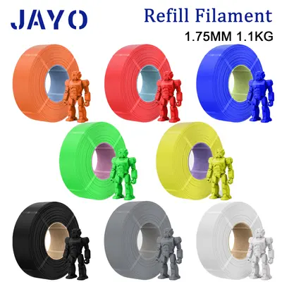 【Kaufe 4 Zahl 3】JAYO Refill PLA PETG PLA+ Filament Nachfüllung 1,75mm 1,1KG