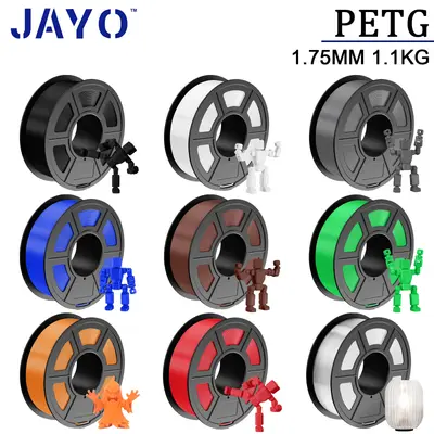 JAYO 10KG PETG 3D Drucker Filament 1,75mm 1,1KG*10 Zähigkeit Schnelldruck