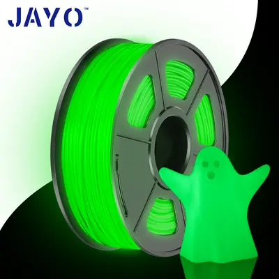 JAYO 3D Drucker Filament PLA Leuchtend 1.75mm 1,1KG GLOW IN THE DARK Grün