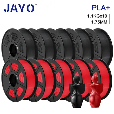 JAYO 5KG/10KG PLA+ 3D Drucker Filament PLA PLUS 1,75mm 1,1KG/Set Zähigkeit