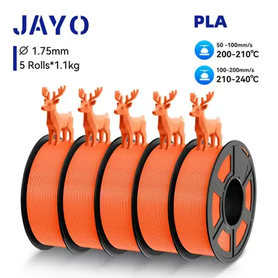 JAYO 5,5 KG PLA Sunny Orange 3D Drucker Filament FDM 1,1*5 1,75 mm