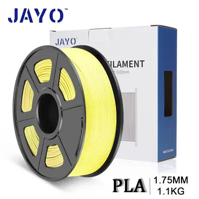 JAYO PLA 3D Drucker Filament Zitronengelb 1,1KG 1,75mm High-Speed Praktisch