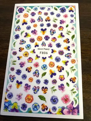 3D Blume Nagel Aufkleber Nail Art Sticker