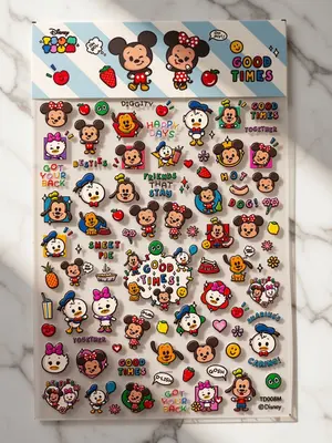 Disney 5D Mickey Motto Nail Art Sticker