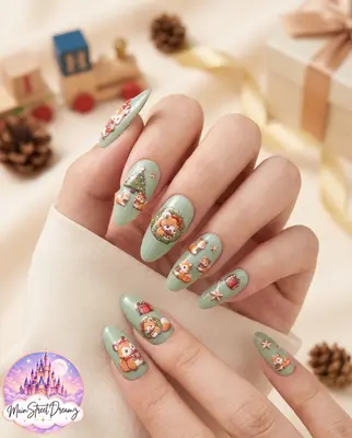5D Weihnachten Nail Art Sticker - Nail Art