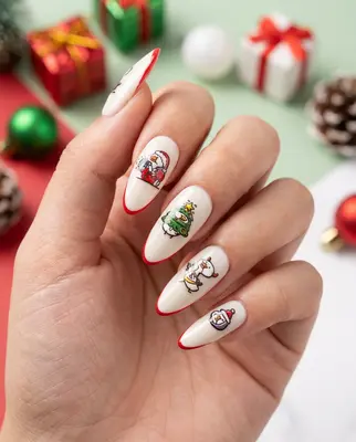 5D Weihnachten Nail Art Sticker - Nail Art