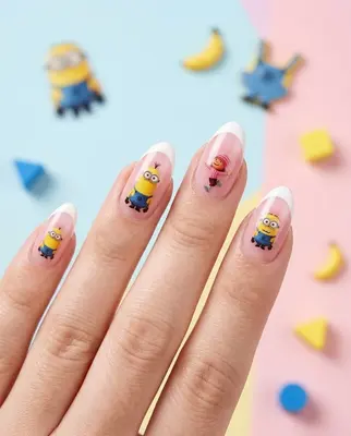 Minions 3D Nail Art Sticker