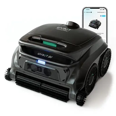 WYBOT B1 kabelloser Poolroboter Vollabdeckung & Kantenreinigung "Gratis Versand"