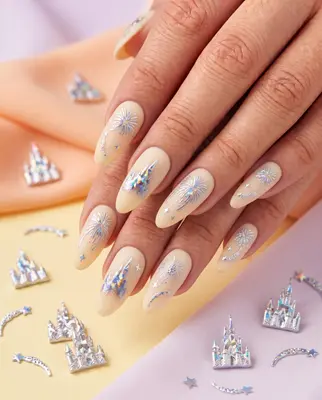 5er SetD Prinzessin Schloss Nagelsticker Figur Thema Nail Art Sticker