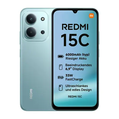 Xiaomi Redmi 15C 5G Smartphone 128 GB Mint Green "Gratis Versand"