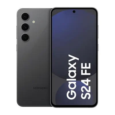 Samsung Galaxy S24 FE, Rückseite mit Kameramodul und Vorderseite mit Display