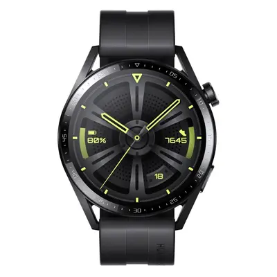 Huawei Watch GT 3 GPS Smartwatch 46 mm Fluoroelastomer Black "Gratis Versand"