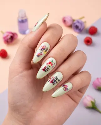 3D Blume Nagel Aufkleber Nail Art Sticker