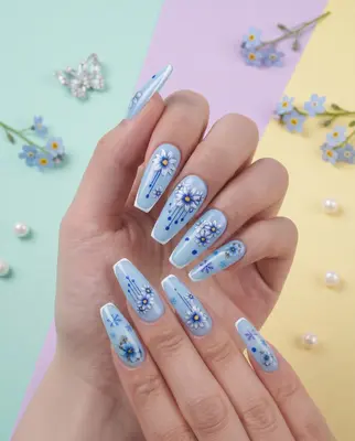 5D Blume Nagel Aufkleber Nail Art Sticker