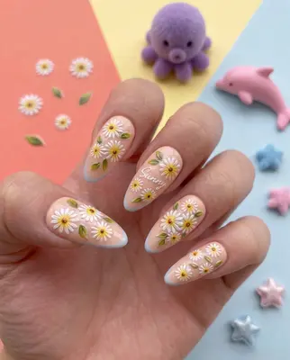 5D Blume Nagel Aufkleber Nail Art Sticker