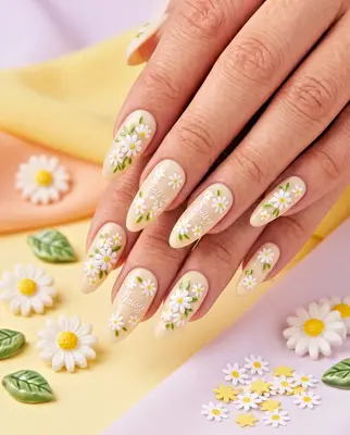 5D Blume Nagel Aufkleber Nail Art Sticker