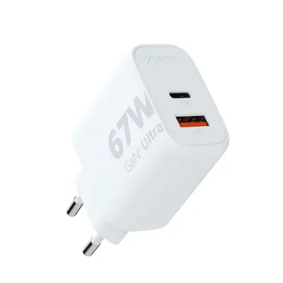 Xtorm 67W GaN2 Wandladegerät USB-C USB Schnellladegerät Weiß "Gratis Versand"