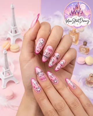 Disney Marie Wasserrutsche Themen Nagelsticker - Nailart