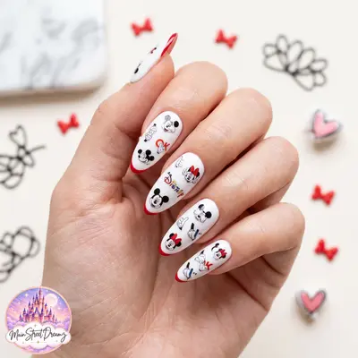 Disney 3D Mickey & Minnie Nail Art Sticker