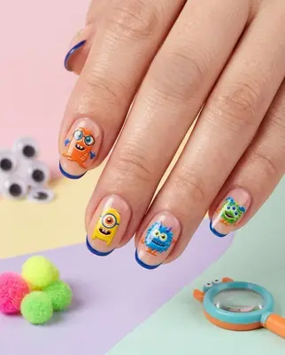 Monsters 5D Nagelsticker - Nagelaufkleber