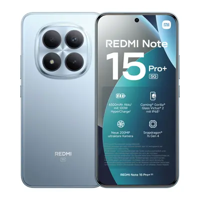 Xiaomi Redmi Note 15 Pro Plus 5G Smartphone 256GB Glacier Blue "Gratis Versand"