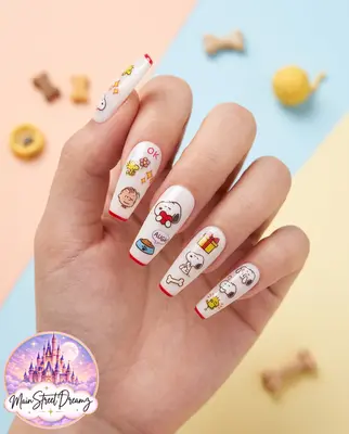 Snoopy 3D Nail Art Sticker