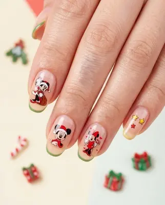 Disney Weihnachten 3D Nagelsticker