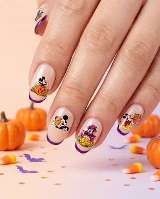 Disney 3D Halloween Nagelsticker, Maus Thema Nail Art Mickey