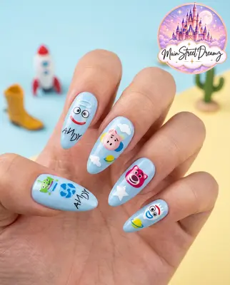 Disney 3D Toy Story Figuren Thema Nail Art Sticker