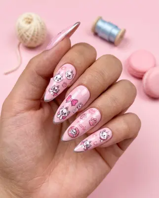 Disney 5D Marie Nail Art Sticker
