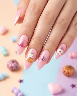 5D Halloween Nagelsticker, geprägt - Nail Art Sticker