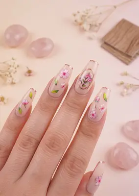 5D Blume Nagel Aufkleber Nail Art Sticker