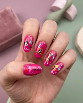 Disney 3D Figuren Thema Nail Art Sticker