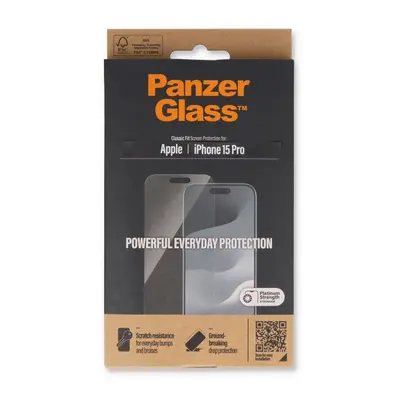 PanzerGlass Displayschutz Classic Fit Apple iPhone 15 Pro "Gratis Versand"