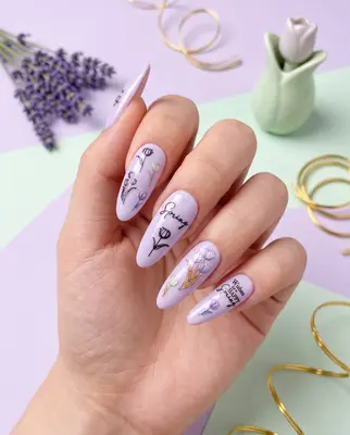 5D Tulpe Blume Nail Art Sticker