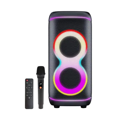 Denver BPS-370 Bluetooth Party Speaker 6,5" Woofers 1000W Black Gratis Versand