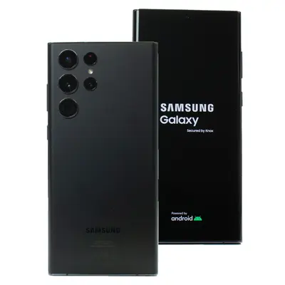 Samsung Galaxy S22 Ultra 5G Smartphone 256 GB Black "Gratis Versand"
