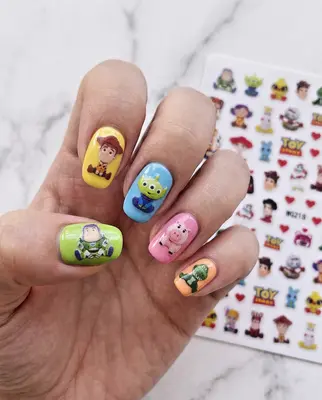 Disney 3D Toy Story Figuren Thema Nail Art Sticker