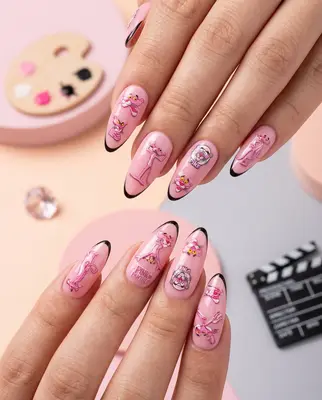 Set 5D Nagel Aufkleber Charakter Thema Nail Art Sticker