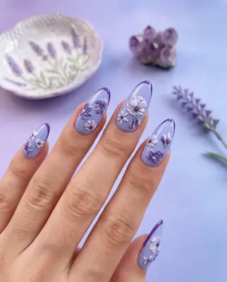 5D Blume Nagel Aufkleber Nail Art Sticker