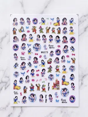 Disney Schneewittchen Nail Art Sticker - Nail Art