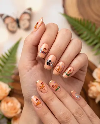 Disney Bambie Wasserrutsche Nagelsticker - Nailart
