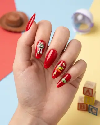 Disney Wasserrutsche Toy Story Thema Nagelsticker Figur Nailart