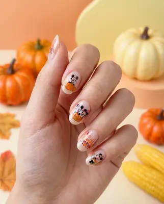 Disney Thanksgiving 3D Nail Art Sticker
