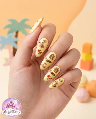 Disney Tigger 5D Nail Art Sticker