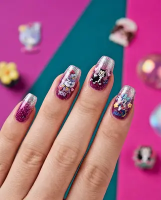 Disney 5D Mickey Motto Nail Art Sticker