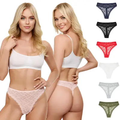 Tazzio String 7er-Pack Damen Tanga Slip Slips Unterwäsche Unterhose