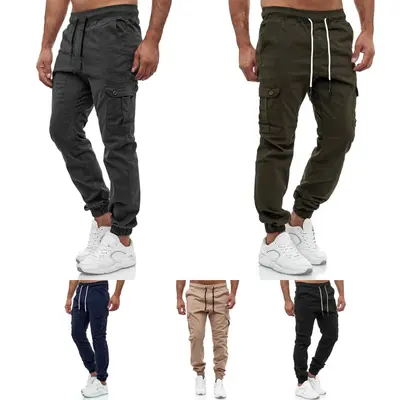 TAZZIO Cargohose Regular Fit Herren Jogger Hose Stoffhose Stretch Designer Chino